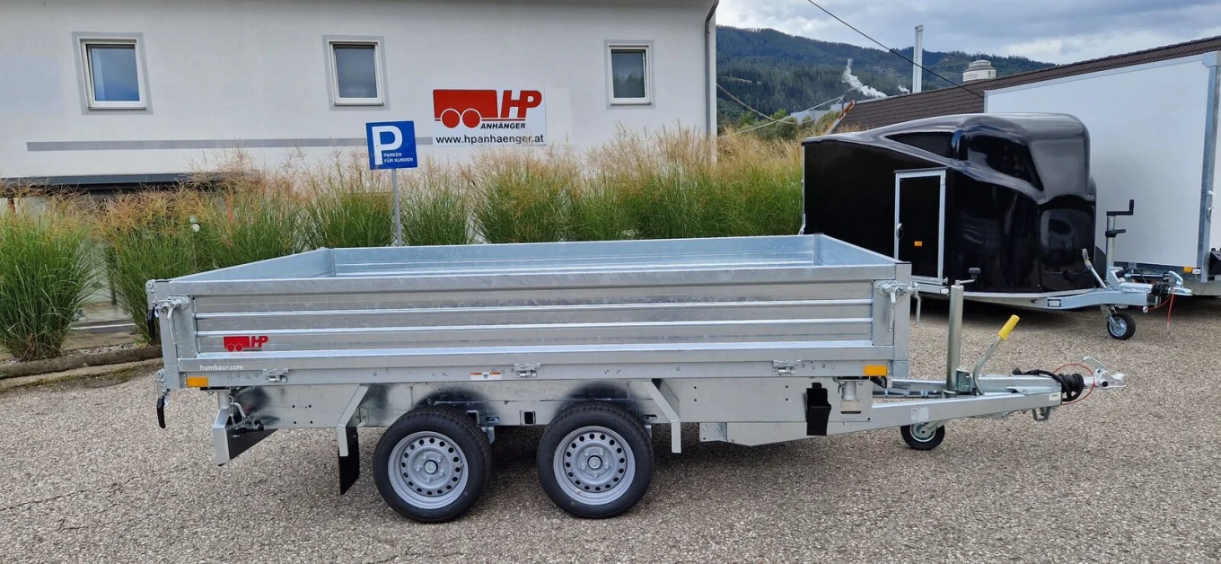 3-Seitenkipper Humbaur HTK 3000.31 mit verzinkten Stahlwänden, 3130 x 1740 x 400 mm, 3000 kg GG