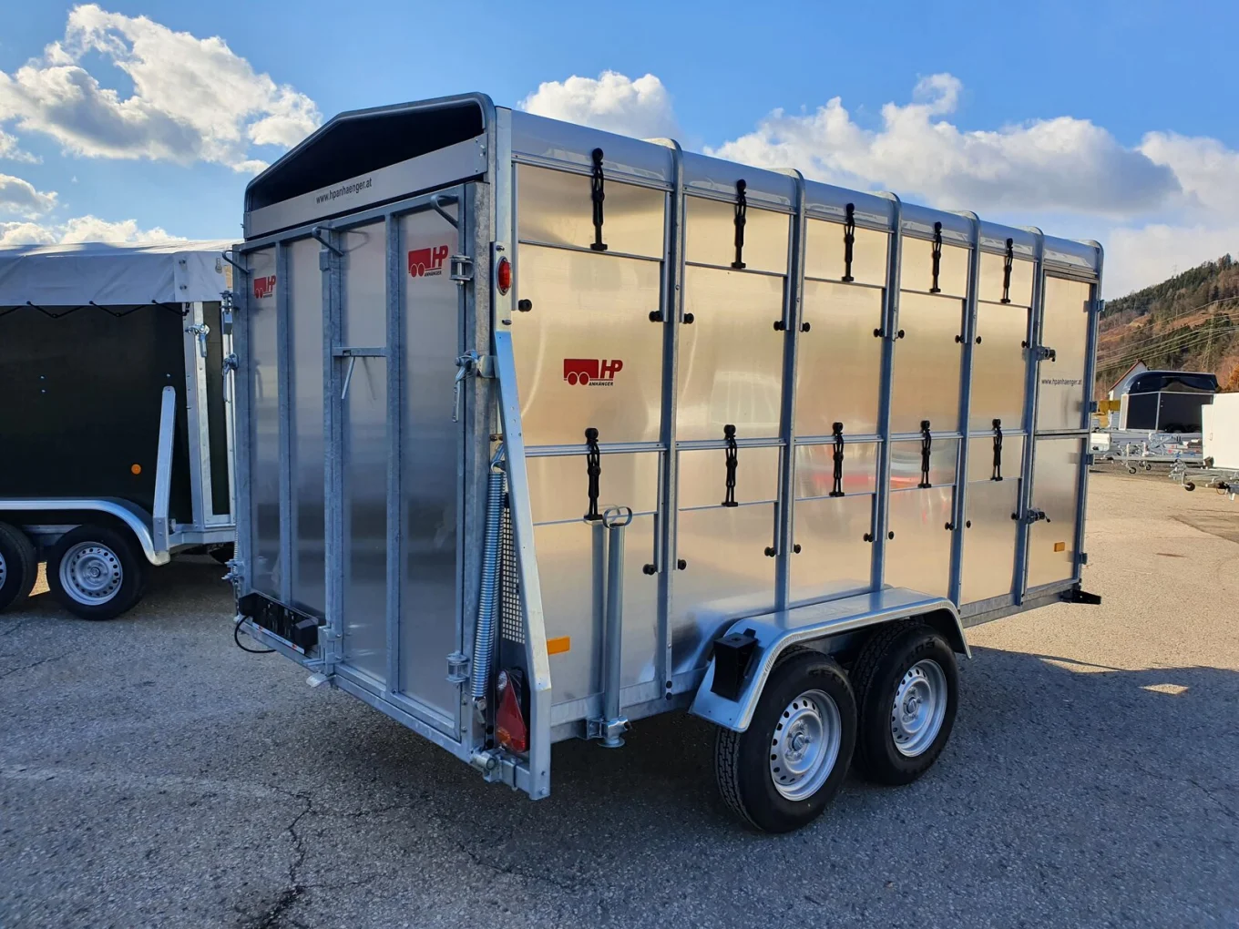 Viehanhänger, Tiertransporter, PKW-Anhänger HP 273618 VT, 3600x1770x1860 mm, 2700 kg GG