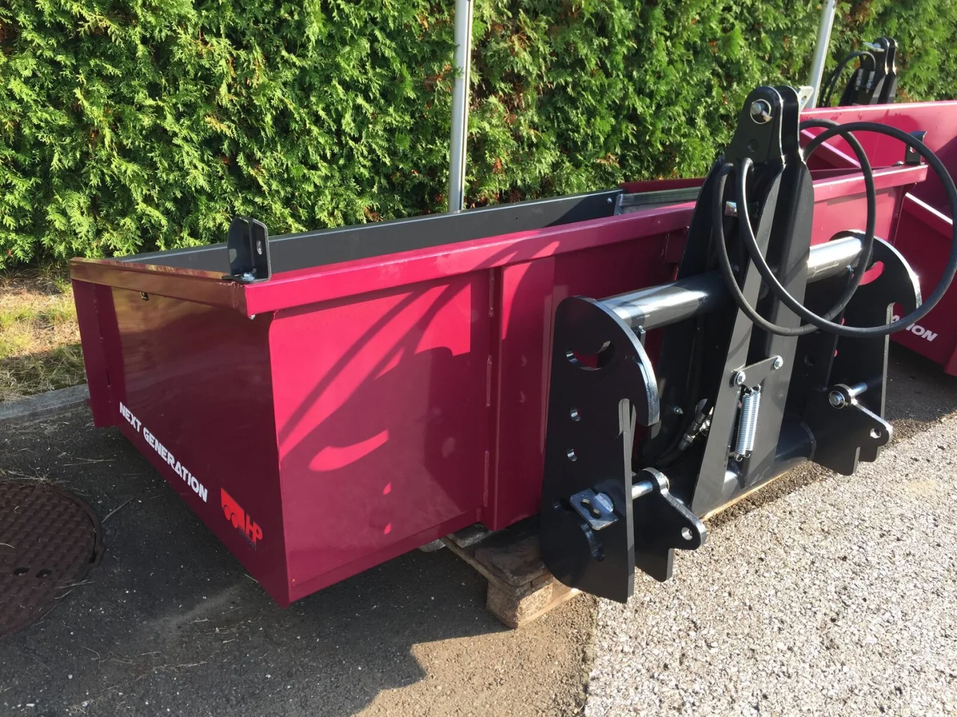 Kippmulde, Kippschaufel HP 220 KM, 2200 x 1200 mm, Hochkippschaufel