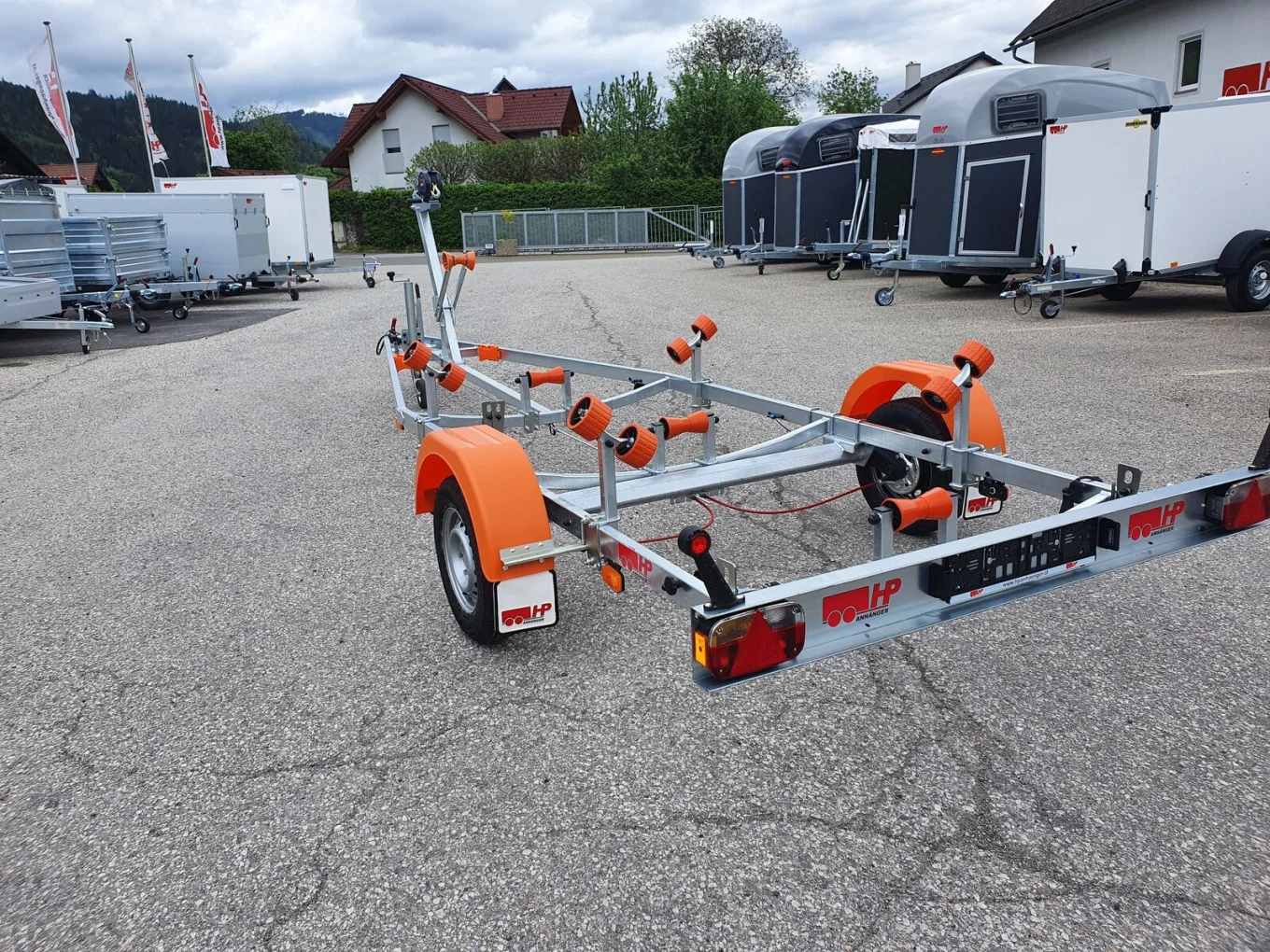 Bootsanhänger, Motorbootanhänger HP 1000 BA-R, 1000 kg gebremst
