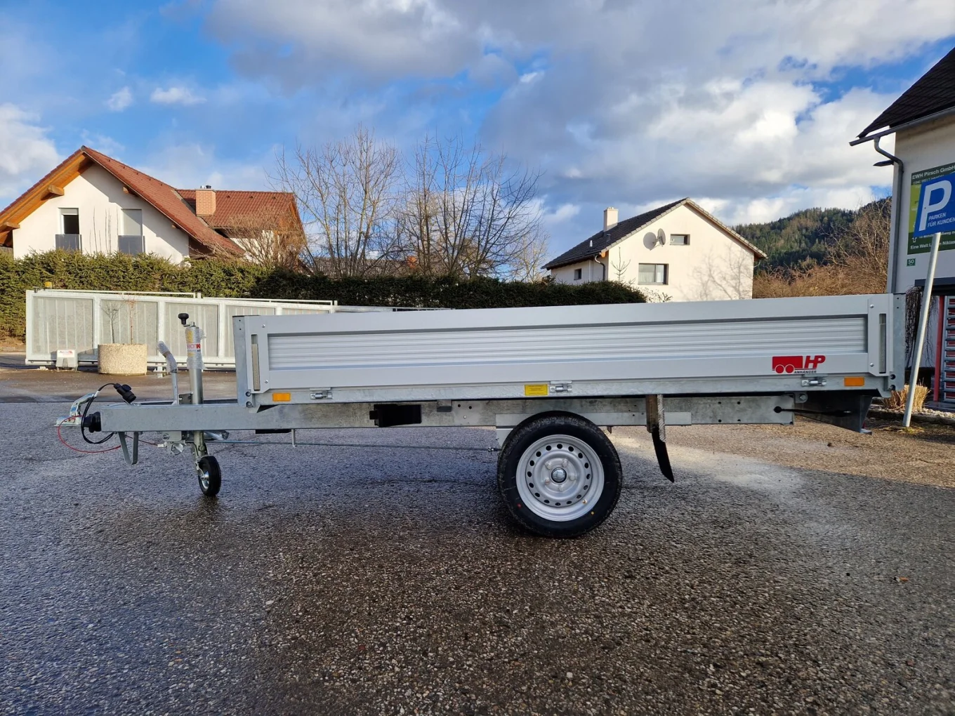 Rückwärtskipper, PKW-Anhänger HP 2515 RK-AL, einachs gebremst