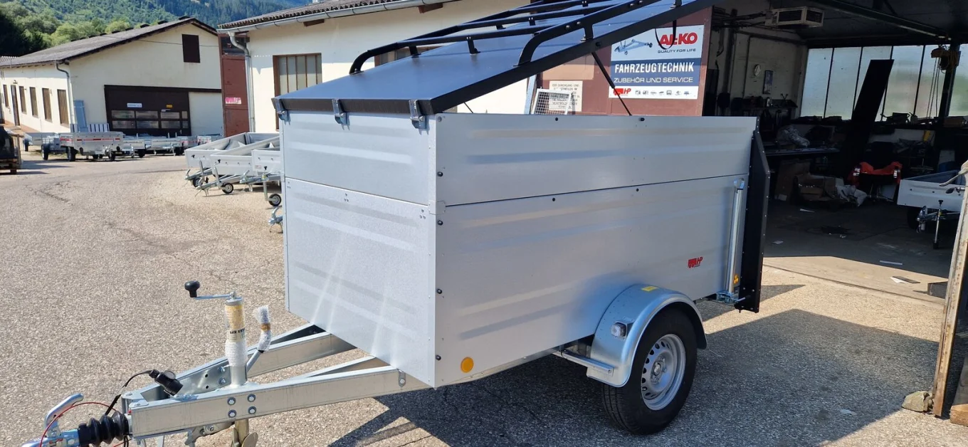 Deckelanhänger, PKW-Anhänger HP 2512 G/107 Plus, 2435 x 1235 x 1065 mm, 1300 kg gebremst