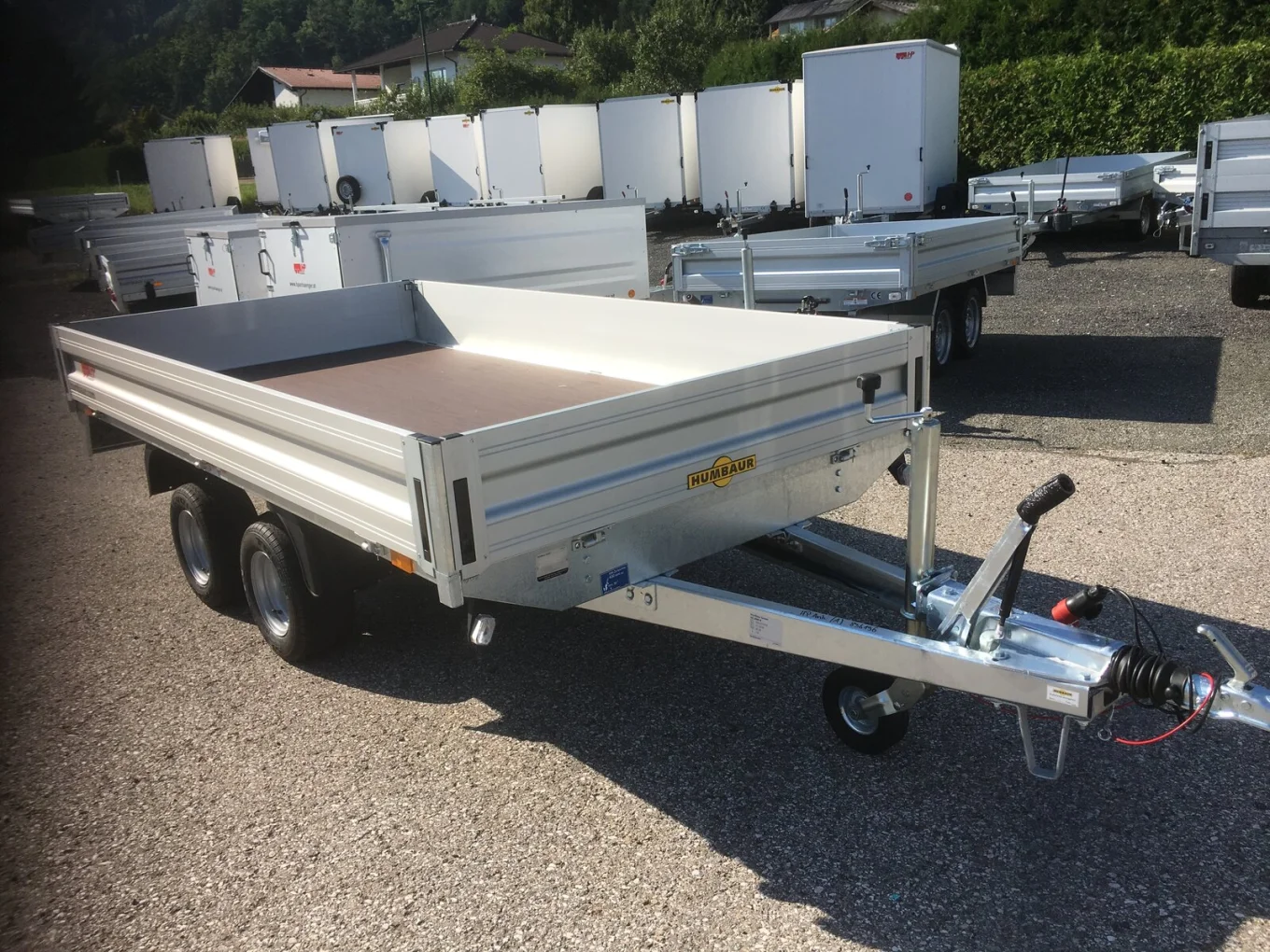 PKW-Anhänger, Hochlader, Humbaur HN 203116, 3100 x 1650 x 300 mm mit Niederfahrwerk
