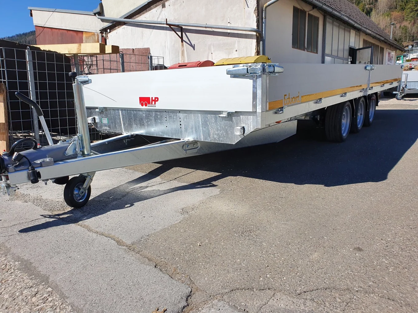 Autoanhänger, Hochlader Eduard, PKW-Anhänger 5020 Tridem, 5060x2000x300 mm, 3500 kg