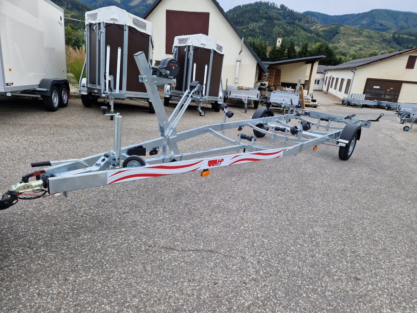 Bootsanhänger, Bootstrailer, Motorbootanhänger HP 1800 BA-R für Bootslänge bis 7,2 m