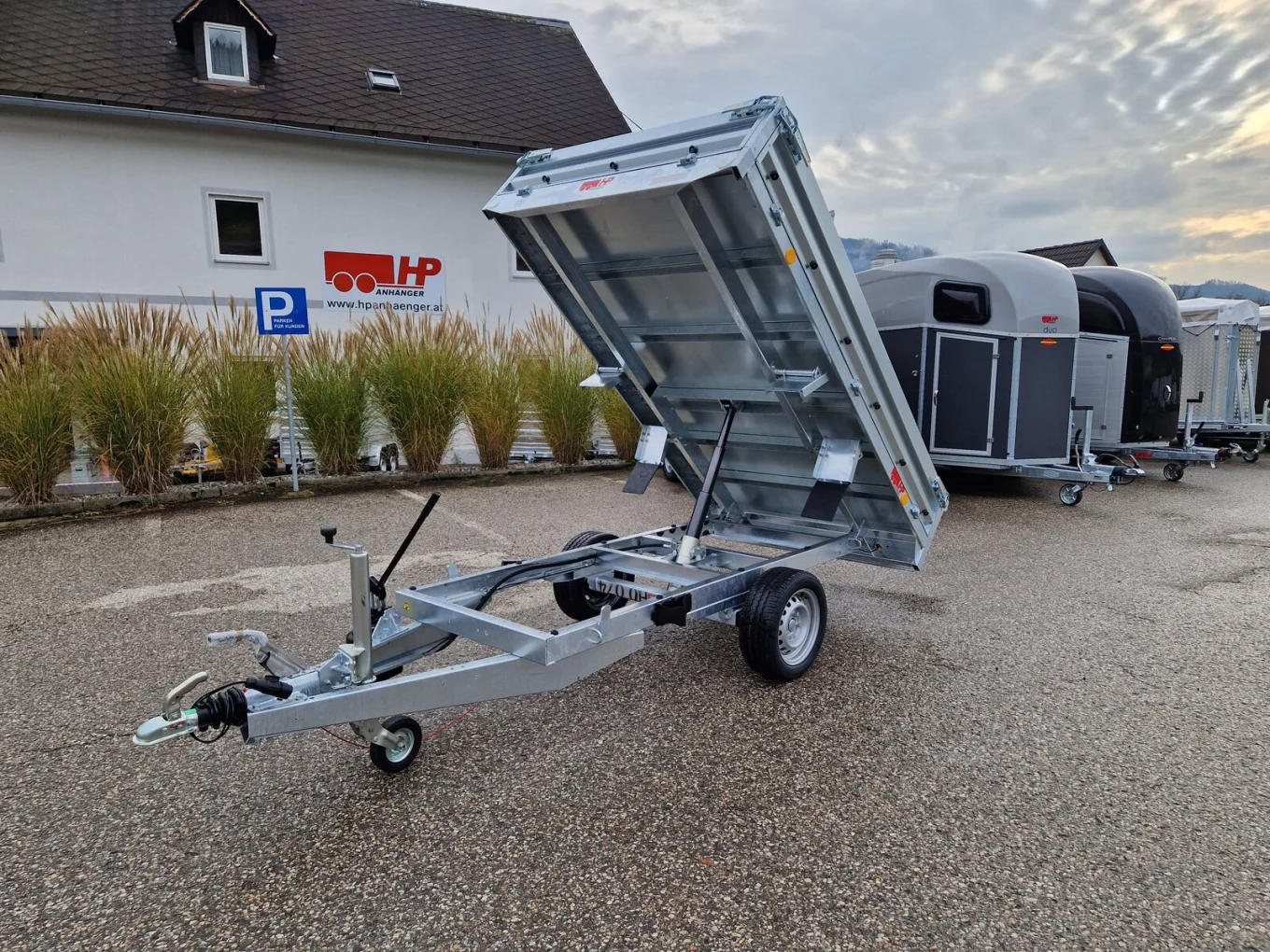 PKW-Anhänger, Rückwärtskipper HP 152515 RK, Einachs 1500 kg