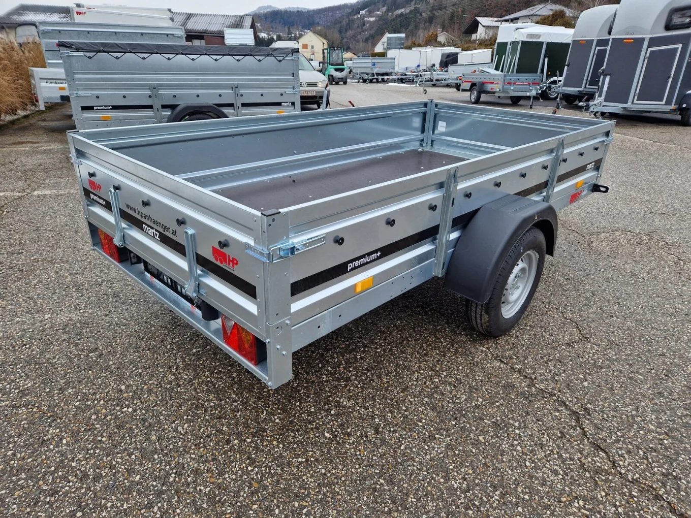 PKW Anhänger, Autoanhänger HP 2615 G, 2630 x 1500 x 400 mm, 1300 kg gebremst