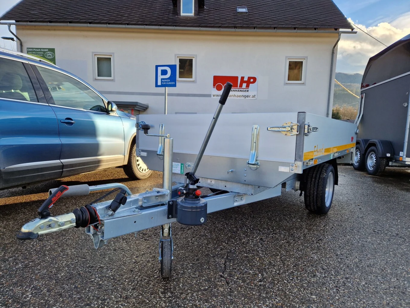 Rückwärtskipper, PKW-Anhänger, Eduard 2314 RK, einachs 1350 kg GG