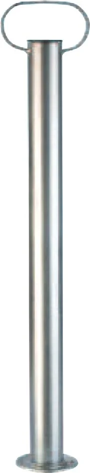 2 Stk. Abstellstütze 600mm / 48mm & Klemmschelle montiert