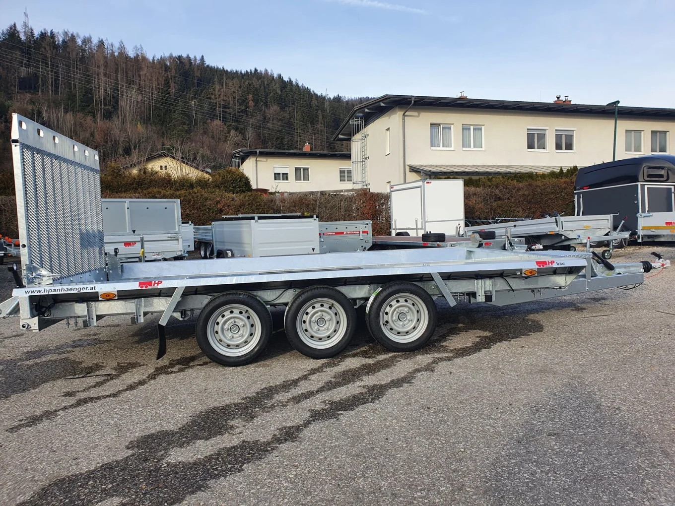 Baumaschinenanhänger, Universaltransporter HP 353518/3 Tridem