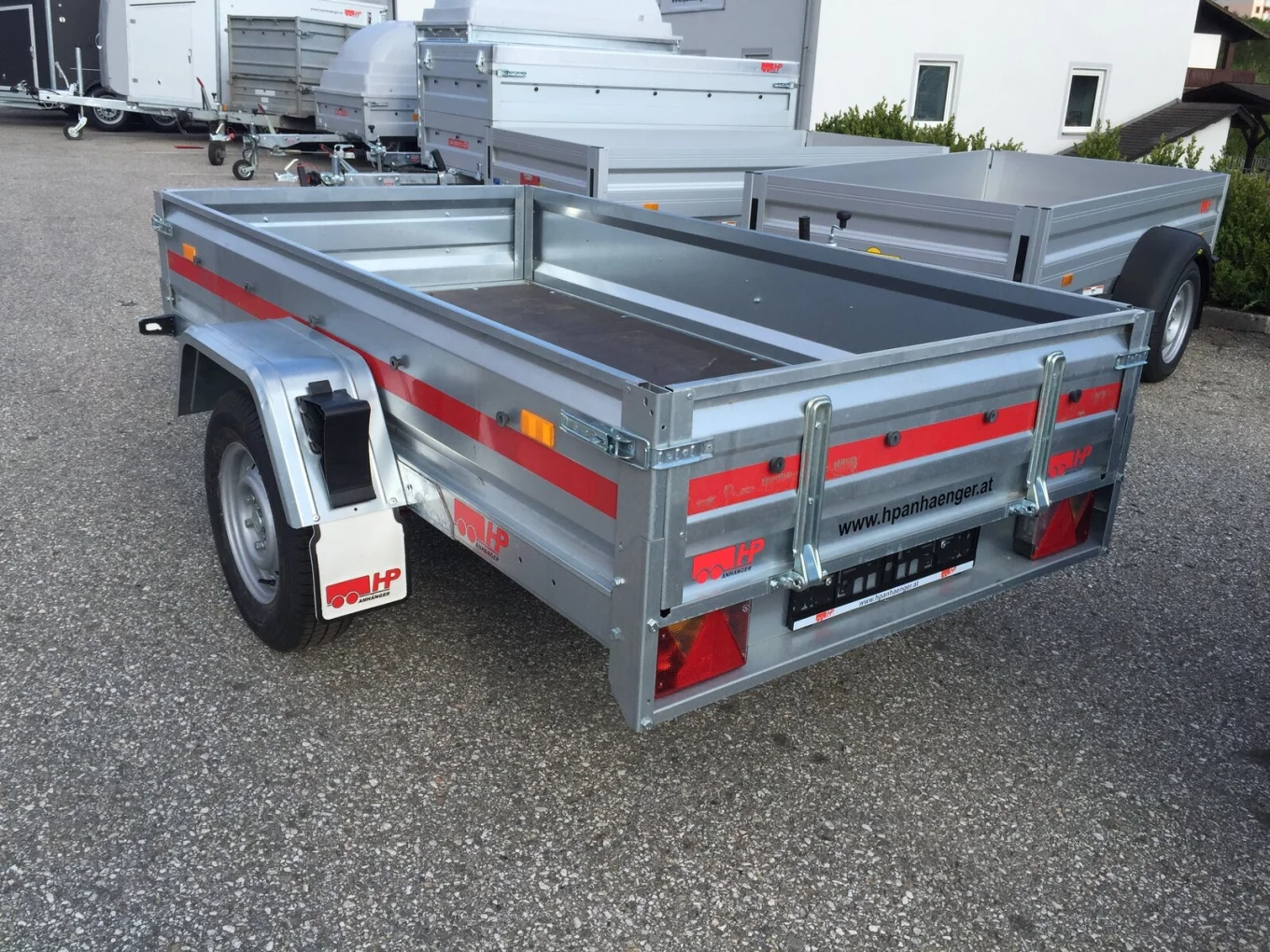 PKW Anhänger, Autoanhänger HP 2615 G, 2630 x 1500 x 400 mm, 1300 kg gebremst