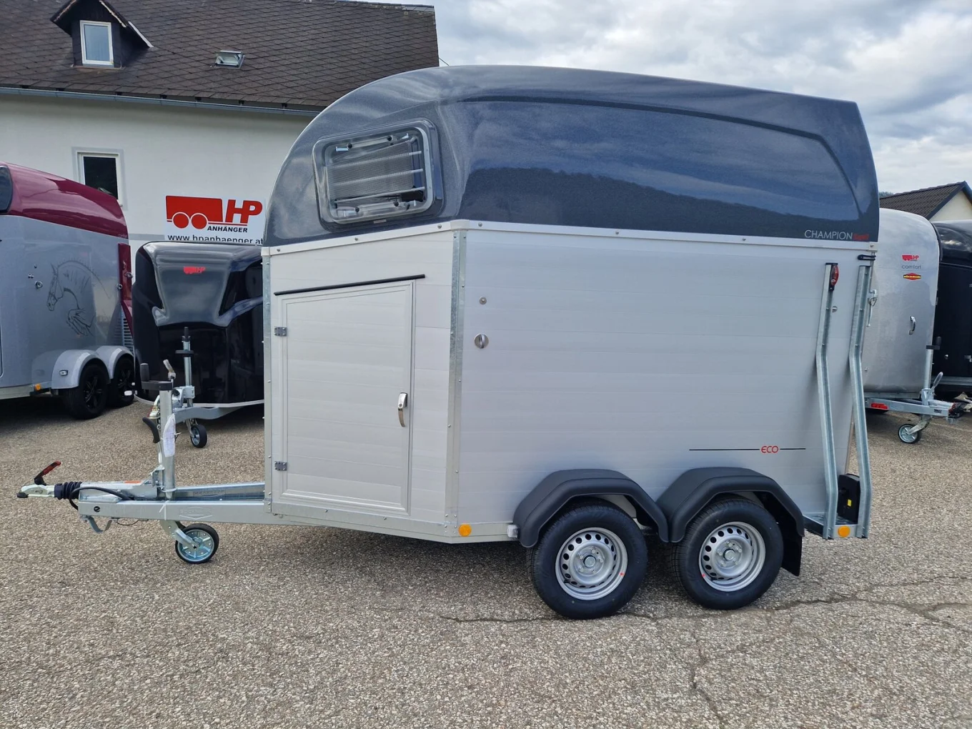 Pferdeanhänger, Böckmann Champion Esprit silver + black ECO, 2400 kg GG, Aufbau ALU Eloxiert