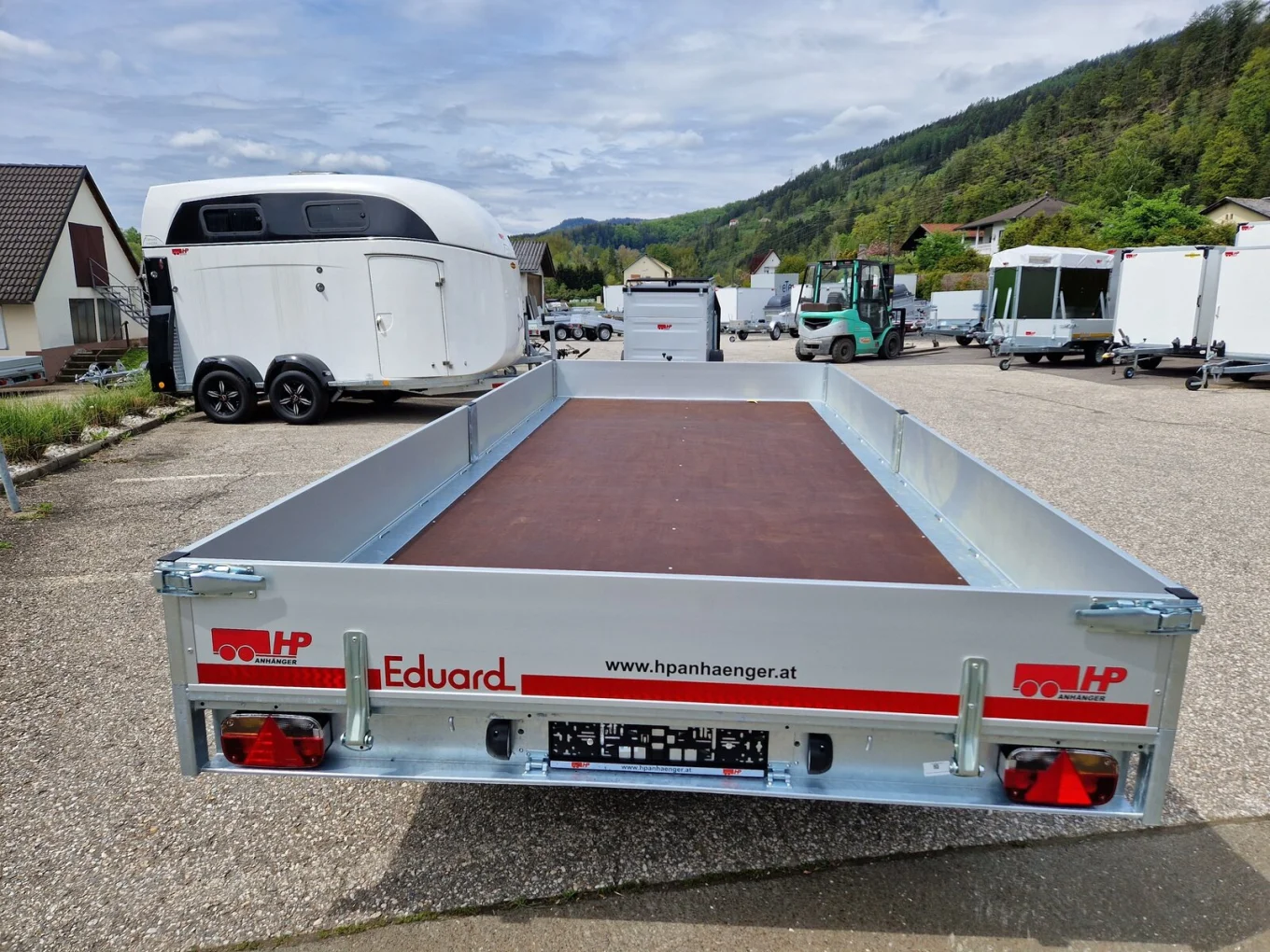 PKW-Anhänger, Autoanhänger, Hochlader Eduard 5022 GD, 5060x2200x300mm, 3500 kg