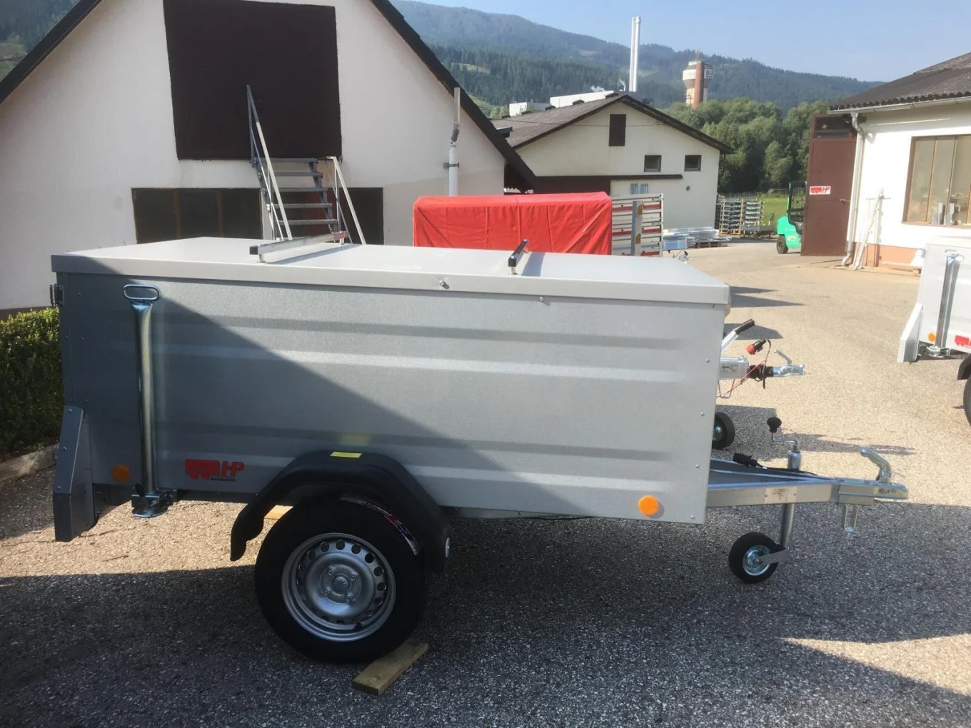 PKW-Anhänger, Deckelanhänger-Kofferanhänger HP 2011 U72, 750 kg ungebremst, 2020 x 1075 x 675 mm, inkl. Deckel versperrbar