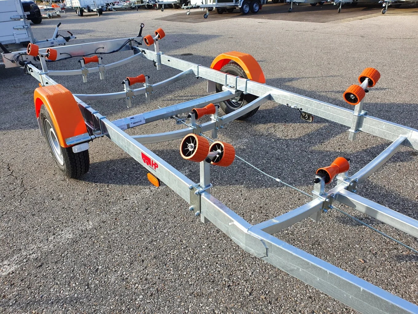 Bootsanhänger, Bootstrailer, Motorbootanhänger HP 1300 BA-R für Bootslänge bis 6,3 m
