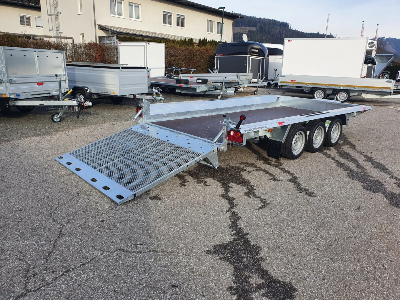 Baumaschinenanhänger, Universaltransporter HP 353518/3 Tridem